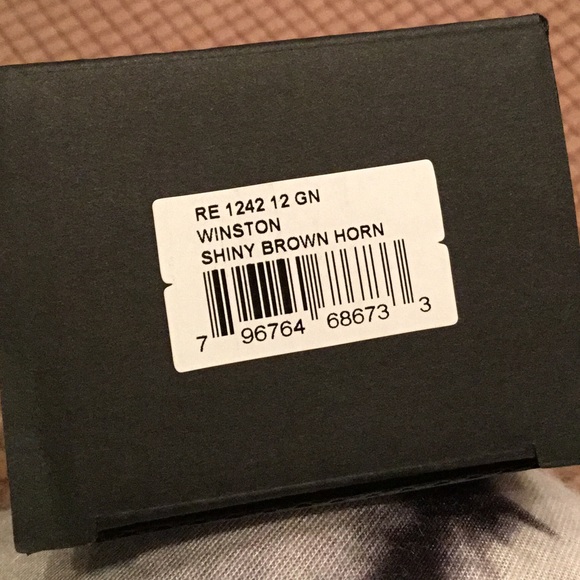 Revo Brown Horn Sunglasses - Picture 4 of 10